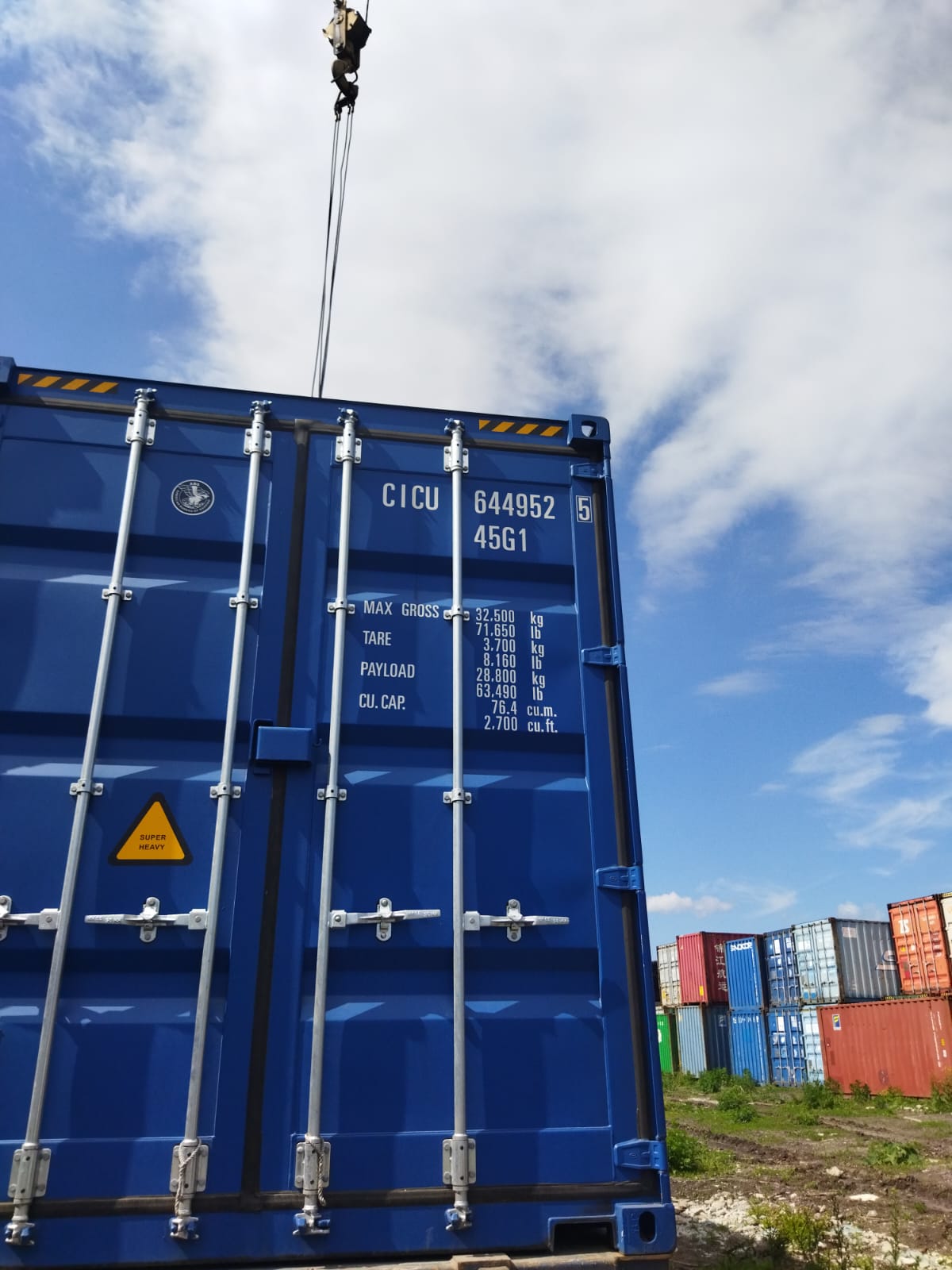 Морской контейнер CICU6449525